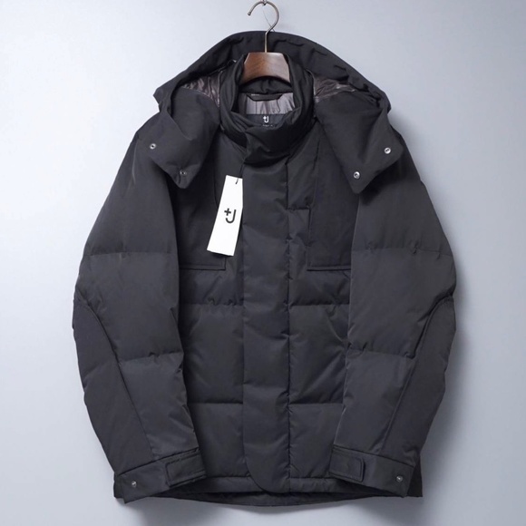 UNIQLO +J Down Oversized Parka Puffer Jacket in Black Size XL - Picture 3 of 3